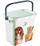 Curver Petlife Futterbox Snackbox Futter Tonne 6 Liter Box Futterbehälter Multibox