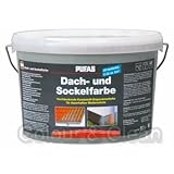 Pufas Dach- und Sockelfarbe 5 L Farbe: Steingrau 955 Dachfarbe
