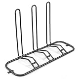 Sunix Fahrradständer,Bike Stand, Bicycle stand für 3 Fahrräder Reifenbreite Mehrfachständer Abstellständer Fahrradständer Bodenständer - 124 x 39,5 x 73,5 cm