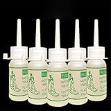 advancethy Laufband-Schmieröl, Laufband-Gleitöl, 100 Silikon, kein Geruch und keine Treibmittel, Applikatorschlauch für volle Riemenbreite, Schmierung, Indoor-Laufübungen – 5 Stück