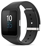 Sony Mobile SWR50 SmartWatch 3 Fitness- und Aktivitätstracker Armband Kompatibel mit Android 4.3+ Smartphones - Schwarz