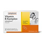 Vitamin B-Komplex-ratiopharm Hartkapseln: Kombipräparat zur gezielten Vitaminversorgung bei Mangel an B-Vitaminen, 120 Kapseln