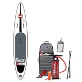 Red Paddle Co 2017 12'6 Race Inflatable Stand Up Paddle Board + Bag Pump Paddle & Leash