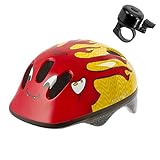 maxxi4you Angebot-Set / 1 x Ventura Fahrradhelm Fahrrad Kinder Helm Teufelchen Gr. S inkl. 1 Fahrradglocke