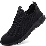 Damen Laufschuhe Turnschuhe Sportschuhe Sneaker Running Tennis Schuhe Freizeit Straßenlaufschuhe Fashion Leichtgewichts Atmungsaktiv Walkingschuhe Outdoor Fitness Jogging Sportsschuhe Schwarz 37 EU