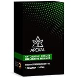 Apexal - für aktive Männer - 30 hochdosierte Kapseln zur dauerhaften Einnahme - Studienbasierte Rezeptur & hohe Bioverfügbarkeit - Maca & L-Arginin - Booster for Men - Maca Root Capsules