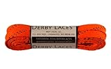 Orange 182,9 cm gewachst Skate Lace – Derby Schnürsenkel Roller Derby