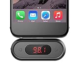 Guangcailun FM-Transmitter FM-Radio-Aufruf FM Transmitter drahtloses Radio 3,5 mm Klinke-Adapter für Android-Auto-Lautsprecher Doosl