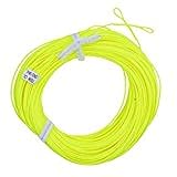 LIZHOUMIL lintimes Fliegenschnur Gewicht Vorwärts Floating Line mit verschweißten Loop wf-2 F WF (2 F, 3 F, 4 F, 5 F, 6 F, 7 F, 8 F) 100 FT Fly Angelschnur Blau, gelb Gelb 5f