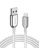 Anker Powerline+ III Lightning Ladekabel 180cm, MFi-Zertifiziert, für iPhone 11/11 Pro / 11 Pro Max/Xs/XS Max/XR/X / 8/8 Plus / 7/7 Plus / 6/6 Plus / 5 / 5S und mehr