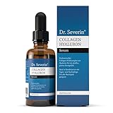 Dr. Severin® Collagen Hyaluron Serum I aus maritimem Collagen I Anti-Falten-Boost I pflanzliches Betain und Glycerin I für alle Hauttypen I Tages- und Nachtpflege I 50 ml