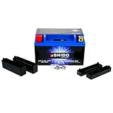 Shido Lithium Motorradbatterie LiFePO4 LTX12-BS 12V