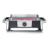 Severin SENOA DigitalBOOST PG 8114 Grill mit SafeTouch-Gehäuse, BoostZone 500°C und Timer, 3000 Watt - Schwarz
