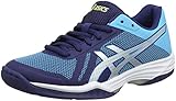 ASICS Damen Gel-Tactic Volleyballschuhe, Blau (Indigo Blue/Silver 400), 41.5 EU