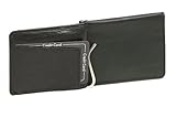 LEAS Dollar Clip Geldscheinklammer Geldklammer Money Clip Echt-Leder, schwarz Special Edition