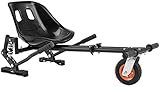 Speeron Sitz für Hoverboard: Nachrüst-Kart-Sitz mit Federung für Elektro-Scooter (10'), bis 120 kg (Hoverseat)