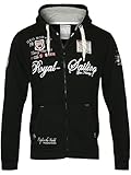 Geographical Norway Herren Designer Hoodie Jacke - Fighter -L, Schwarz