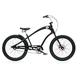ELECTRA Herren Fahrrad Straight 8 8i Beachcruiser, Schwarz, 8 Gang, 24', 268213E