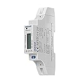 Orno Elektrozähler Strom zähler Wattmeter Digitale 230V 5(40) A, weiß