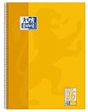 OXFORD 100050356 Collegeblock (DIN A4+ / 80, 90 g/m², gelocht, Lineatur 26 - kariert mit Rand)