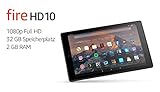 Fire HD 10-Tablet, 1080p Full HD-Display, 64 GB, Schwarz, Ohne Werbung (vorherige Generation – 7.)