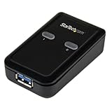 StarTech.com 2 Port USB 3.0 Sharing Switch - USB 3 Peripheral Switch / Umschalter - USB Stromversorgung