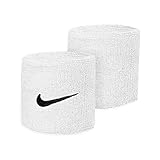 Nike Swoosh Wristbands weiss
