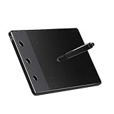 Aibecy Huion H420 4x2.23 Inch Grafiktablett Drawing Tablet Signature Pad Board with 3 Shortcut Keys 2048 Levels Pressure Compatible with Windows 7/8/10 & Mac OS