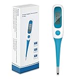 Vibeey Digital Oral Thermometer für Fieber Flexible Präzise Lesen Oral Unterarm Rektale Temperatur Thermometer für Erwachsene und Kinder Babys