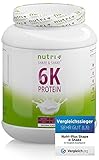 PROTEINPULVER Neutral 1kg (TESTSIEGER Eiweißpulver 2021) - 85% Eiweiß - Nutri-Plus Shape & Shake Pulver ohne Süßstoff & Laktose - auch ideal zum Backen - 1000g Natural Flavour