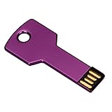 kingko® Key Shaped USB 2.0 Flash-Speicher-Stick Speicher Thumb U-Disk, einfache Bedienung lightwaght Tragbare (16GB, Rot)