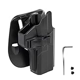 OneTigris Polymer-Pistolenholster Taktischer Gürtelholster mit Auto-Lock-System | MEHRWEG Verpackung