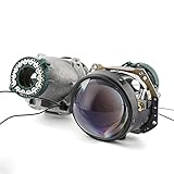 Angel Eyes Auto Scheinwerfer Vollmetall D1S D2S D3S D4S D4S Bi-Xenon Scheinwerferlinsen Blau for Hella 3R G5 Car Light Retrofit
