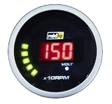 Raid HP 660537 Zusatzinstrument Drehzahlmesser Serie Night Flight Digital Red