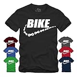 gestofft Bike - Fahrrad Geschenke Radfahrer - E-Bike - Mountain-Bike - MTB - BMX - Fixie - Rennrad - Tour - Outdoor - Sport - Urban - Motiv - Spruch - Fun - Lustig (L, Schwarz)