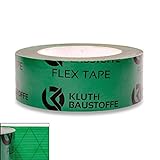Kluth Flex Tape 6 Rollen Spezialfolienklebeband 50mm x 25m alterungsbeständig flexibel klebend