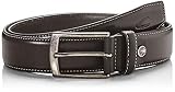 Camel Active Herren Leder Gürtel, Schwarz (Black 9), 115|#679 (Herstellergröße: XX-Large)