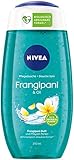 NIVEA Pflegedusche Frangipani & Oil (250 ml), erfrischendes Duschgel mit Pflegeöl-Perlen, verwöhnende Dusche mit zartem Frangipani-Duft