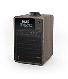 Revo SuperSignal DAB+/DAB/UKW Radio (DAB+/DAB/UKW,Bluetooth aptX,Aux In,Cinch-Out,Kopfhörer Ausgang,Fernbedienung,inkl. Netzteil) Walnuß-Schwarz