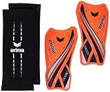 erima Schienbeinschoner Resista Tube, Orange (Fluo Orange/Black), XL, 721611
