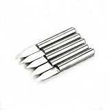 Autek 5 x Hartmetall PCB Gravieren CNC Fräser Bit Werkzeug 45° 0.2 mm J3.4502