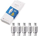 Salcar® 5er Pack EVOD CE8 Verdampferkopf/Verdampferköpfe (Atomizer Head) 1.6 Ohm Passen für EVOD CE8 von Salcar, 0,00mg Nikotin
