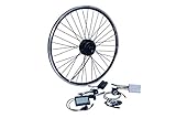 NCB E-Bike Umbausatz 28 Zoll Vorderrad FWD 350W Kit Disc + V Brake Kabel wasserfest IP65 36V ENC36350-28-FWD 28'
