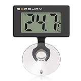 Measury Aquarium Thermometer Wasserdicht, Digitales Aquarien Thermometer für Süßwasser und Meerwasser TM10