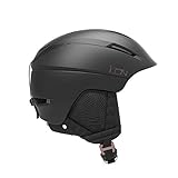 Salomon Damen Ski- und Snowboardhelm für die Piste, Custom Air, EPS 4D-Innenschaum, Größe S, Kopfumfang 53-56 cm, Icon² C. Air, schwarz, L40837200