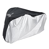 SurePromise One Stop Solution for Sourcing Fahrradschutzhuelle Fahrradhuelle Fahrradabdeckung Fuer 1 Fahrrad schwarzsilber