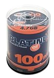 Platinum 4,7 GB DVD-R DVD-Rohlinge (16x Speed) 100er Spindel