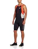 PEARL IZUMI Elite Inrcool Herren-Tri-Anzug, Schwarz/Kirschtomate, Größe M