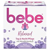 bebe Relaxed Tag & Nacht Pflege, Gesichtscreme mit Mondblütenduft, Alle Hauttypen, 50 ml