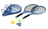 HUDORA 75004 Tennisset Junior, 2 Schläger und drei Bälle